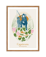 Capricorn By Jenny Liz Rome Art Print-PRINT-Olive et Oriel-Olive et Oriel-50x70 cm | 19.6" x 27.5"-Walnut-With White Border-Buy-Australian-Art-Prints-Online-with-Olive-et-Oriel-Your-Artwork-Specialists-Austrailia-Decorate-With-Coastal-Photo-Wall-Art-Prints-From-Our-Beach-House-Artwork-Collection-Fine-Poster-and-Framed-Artwork