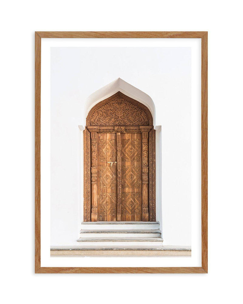 Carved Door Art Print-Shop Australian Art Prints Online with Olive et Oriel - Our collection of Moroccan art prints offer unique wall art including moroccan arches and pink morocco doors of marrakech - this collection will add soft feminine colour to your walls and some may say bohemian style. These traditional morocco landscape photography includes desert scenes of palm trees and camel art prints - there is art on canvas and extra large wall art with fast, free shipping across Australia. Update