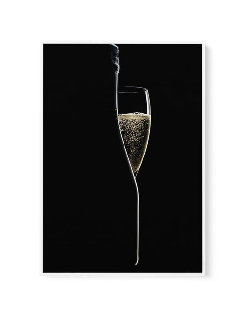 Champagne Silhouette | Framed Canvas-CANVAS-You can shop wall art online with Olive et Oriel for everything from abstract art to fun kids wall art. Our beautiful modern art prints and canvas art are available from large canvas prints to wall art paintings and our proudly Australian artwork collection offers only the highest quality framed large wall art and canvas art Australia - You can buy fashion photography prints or Hampton print posters and paintings on canvas from Olive et Oriel and have 