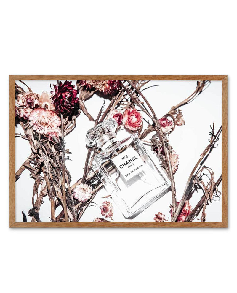 Chanel No 5 | Bohemian Wild Flowers Art Print-PRINT-Olive et Oriel-Olive et Oriel-Buy-Australian-Art-Prints-Online-with-Olive-et-Oriel-Your-Artwork-Specialists-Austrailia-Decorate-With-Coastal-Photo-Wall-Art-Prints-From-Our-Beach-House-Artwork-Collection-Fine-Poster-and-Framed-Artwork