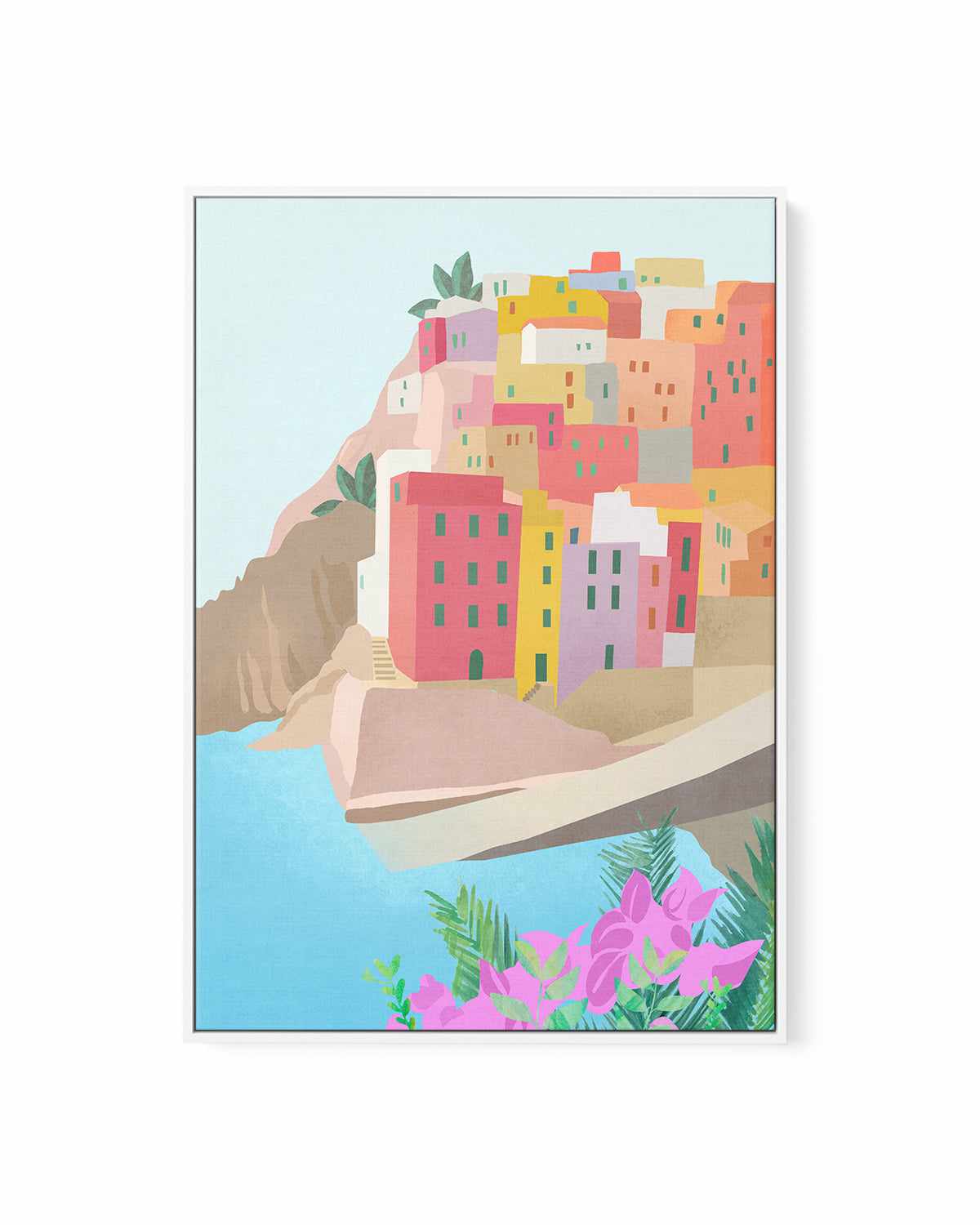 Cinque Terre, Italy I by Petra Lizde | Framed Canvas Art Print