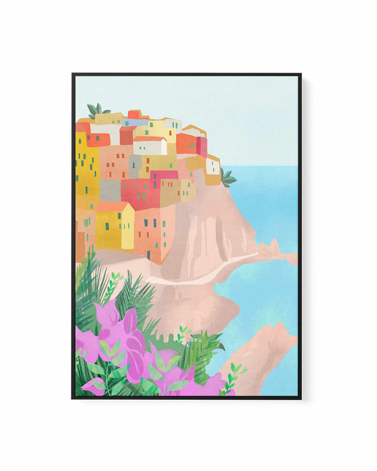 Cinque Terre, Italy II by Petra Lizde | Framed Canvas Art Print