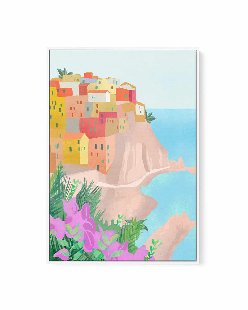 Cinque Terre, Italy II by Petra Lizde | Framed Canvas Art Print