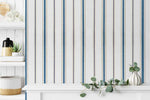 Classic Nautical Stripe Wallpaper-Wallpaper-Buy Kids Removable Wallpaper Online Our Custom Made Children√¢‚Ç¨‚Ñ¢s Wallpapers Are A Fun Way To Decorate And Enhance Boys Bedroom Decor And Girls Bedrooms They Are An Amazing Addition To Your Kids Bedroom Walls Our Collection of Kids Wallpaper Is Sure To Transform Your Kids Rooms Interior Style From Pink Wallpaper To Dinosaur Wallpaper Even Marble Wallpapers For Teen Boys Shop Peel And Stick Wallpaper Online Today With Olive et Oriel
