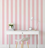 Classic Stripes Wallpaper | 4 Colour Options-Wallpaper-Buy Kids Removable Wallpaper Online Our Custom Made Children√¢‚Ç¨‚Ñ¢s Wallpapers Are A Fun Way To Decorate And Enhance Boys Bedroom Decor And Girls Bedrooms They Are An Amazing Addition To Your Kids Bedroom Walls Our Collection of Kids Wallpaper Is Sure To Transform Your Kids Rooms Interior Style From Pink Wallpaper To Dinosaur Wallpaper Even Marble Wallpapers For Teen Boys Shop Peel And Stick Wallpaper Online Today With Olive et Oriel