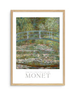 Bridge Over a Pond of Water Lilies 1899 by Claude Monet Art Print-PRINT-Olive et Oriel-Olive et Oriel-A5 | 5.8" x 8.3" | 14.8 x 21cm-Oak-With White Border-Buy-Australian-Art-Prints-Online-with-Olive-et-Oriel-Your-Artwork-Specialists-Austrailia-Decorate-With-Coastal-Photo-Wall-Art-Prints-From-Our-Beach-House-Artwork-Collection-Fine-Poster-and-Framed-Artwork
