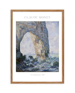 The Manneport 1883 by Claude Monet Art Print-PRINT-Olive et Oriel-Olive et Oriel-50x70 cm | 19.6" x 27.5"-Walnut-With White Border-Buy-Australian-Art-Prints-Online-with-Olive-et-Oriel-Your-Artwork-Specialists-Austrailia-Decorate-With-Coastal-Photo-Wall-Art-Prints-From-Our-Beach-House-Artwork-Collection-Fine-Poster-and-Framed-Artwork