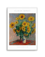 Bouquet of Sunflowers 1881 by Claude Monet Art Print-PRINT-Olive et Oriel-Olive et Oriel-A5 | 5.8" x 8.3" | 14.8 x 21cm-Unframed Art Print-With White Border-Buy-Australian-Art-Prints-Online-with-Olive-et-Oriel-Your-Artwork-Specialists-Austrailia-Decorate-With-Coastal-Photo-Wall-Art-Prints-From-Our-Beach-House-Artwork-Collection-Fine-Poster-and-Framed-Artwork