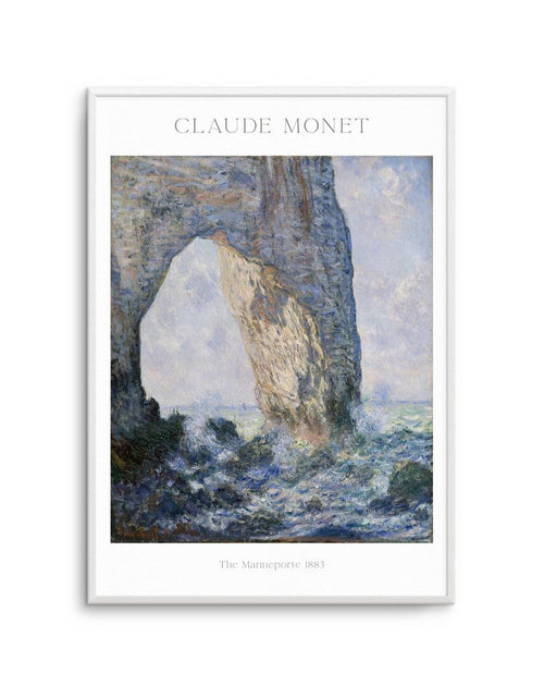 The Manneport 1883 by Claude Monet Art Print-PRINT-Olive et Oriel-Olive et Oriel-A5 | 5.8" x 8.3" | 14.8 x 21cm-Unframed Art Print-With White Border-Buy-Australian-Art-Prints-Online-with-Olive-et-Oriel-Your-Artwork-Specialists-Austrailia-Decorate-With-Coastal-Photo-Wall-Art-Prints-From-Our-Beach-House-Artwork-Collection-Fine-Poster-and-Framed-Artwork