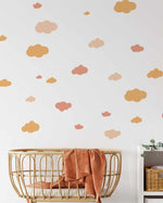 Clouds Decal Set-Decals-Olive et Oriel-Decorate your kids bedroom wall decor with removable wall decals, these fabric kids decals are a great way to add colour and update your children's bedroom. Available as girls wall decals or boys wall decals, there are also nursery decals.