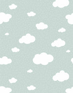 Clouds Wallpaper in Sage-Wallpaper-Buy Kids Removable Wallpaper Online Our Custom Made Children√¢‚Ç¨‚Ñ¢s Wallpapers Are A Fun Way To Decorate And Enhance Boys Bedroom Decor And Girls Bedrooms They Are An Amazing Addition To Your Kids Bedroom Walls Our Collection of Kids Wallpaper Is Sure To Transform Your Kids Rooms Interior Style From Pink Wallpaper To Dinosaur Wallpaper Even Marble Wallpapers For Teen Boys Shop Peel And Stick Wallpaper Online Today With Olive et Oriel