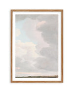 Clouds at Dusk II Art Print | PT-PRINT-Olive et Oriel-Olive et Oriel-50x70 cm | 19.6" x 27.5"-Walnut-With White Border-Buy-Australian-Art-Prints-Online-with-Olive-et-Oriel-Your-Artwork-Specialists-Austrailia-Decorate-With-Coastal-Photo-Wall-Art-Prints-From-Our-Beach-House-Artwork-Collection-Fine-Poster-and-Framed-Artwork