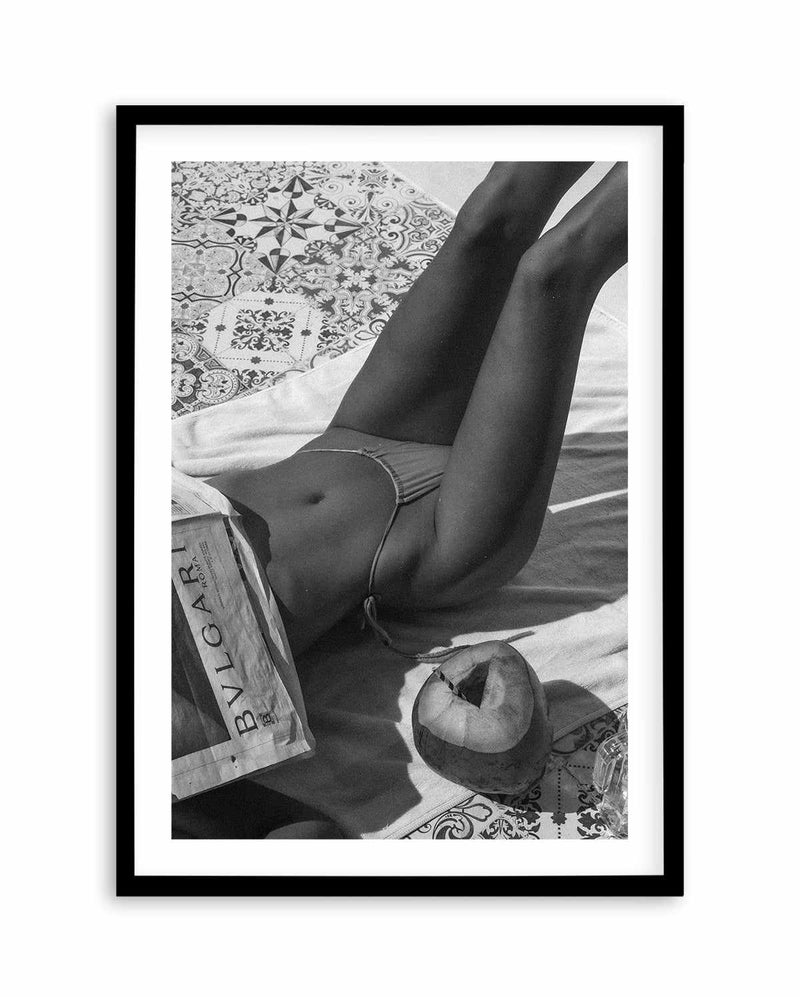 Coconut Bliss II by Mario Stefanelli Art Print-PRINT-Olive et Oriel-Mario Stefanelli-A5 | 5.8" x 8.3" | 14.8 x 21cm-Black-With White Border-Buy-Australian-Art-Prints-Online-with-Olive-et-Oriel-Your-Artwork-Specialists-Austrailia-Decorate-With-Coastal-Photo-Wall-Art-Prints-From-Our-Beach-House-Artwork-Collection-Fine-Poster-and-Framed-Artwork