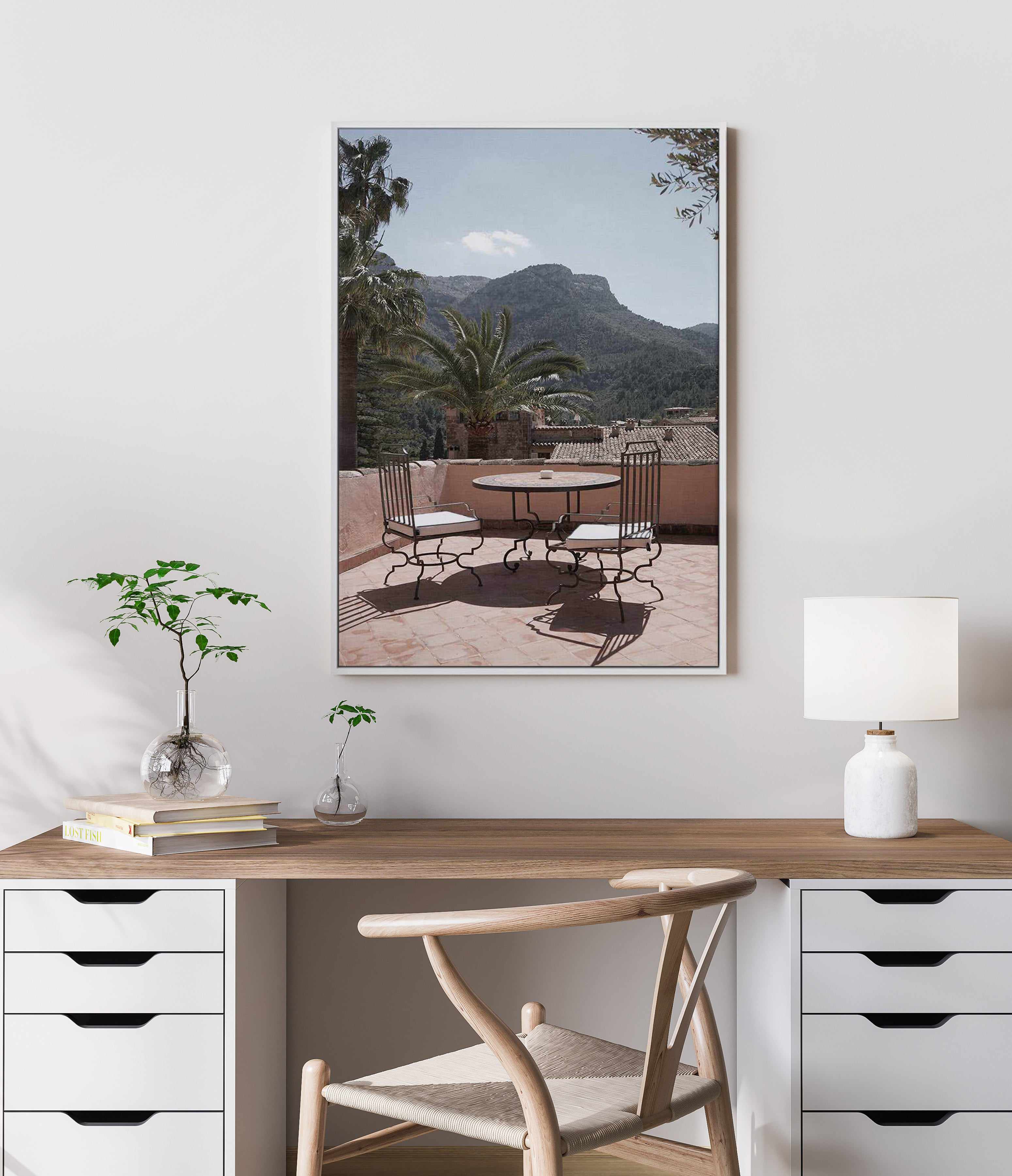 Coffee Spot by Renee Rae | Framed Canvas Art Print