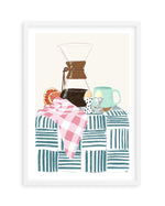 Coffee Hour by Jenny Liz Rome Art Print-PRINT-Olive et Oriel-Jenny Liz Rome-A5 | 5.8" x 8.3" | 14.8 x 21cm-White-With White Border-Buy-Australian-Art-Prints-Online-with-Olive-et-Oriel-Your-Artwork-Specialists-Austrailia-Decorate-With-Coastal-Photo-Wall-Art-Prints-From-Our-Beach-House-Artwork-Collection-Fine-Poster-and-Framed-Artwork