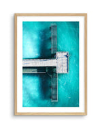 Coogee Jetty | WA Art Print-PRINT-Olive et Oriel-Olive et Oriel-A5 | 5.8" x 8.3" | 14.8 x 21cm-Oak-With White Border-Buy-Australian-Art-Prints-Online-with-Olive-et-Oriel-Your-Artwork-Specialists-Austrailia-Decorate-With-Coastal-Photo-Wall-Art-Prints-From-Our-Beach-House-Artwork-Collection-Fine-Poster-and-Framed-Artwork