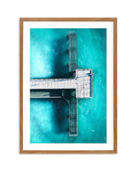 Coogee Jetty | WA Art Print-PRINT-Olive et Oriel-Olive et Oriel-50x70 cm | 19.6" x 27.5"-Walnut-With White Border-Buy-Australian-Art-Prints-Online-with-Olive-et-Oriel-Your-Artwork-Specialists-Austrailia-Decorate-With-Coastal-Photo-Wall-Art-Prints-From-Our-Beach-House-Artwork-Collection-Fine-Poster-and-Framed-Artwork
