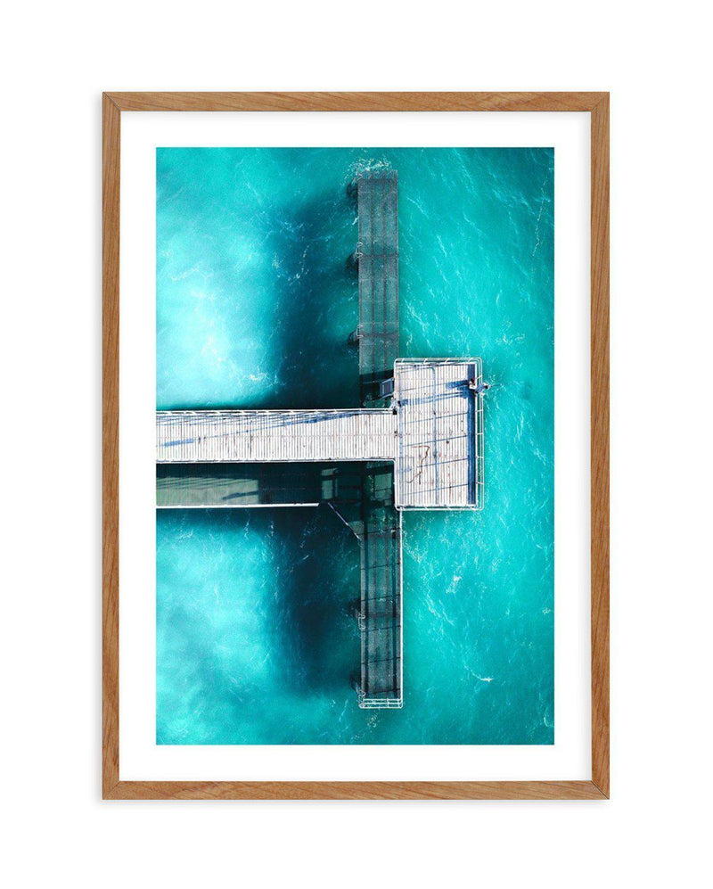 Coogee Jetty | WA Art Print-PRINT-Olive et Oriel-Olive et Oriel-50x70 cm | 19.6" x 27.5"-Walnut-With White Border-Buy-Australian-Art-Prints-Online-with-Olive-et-Oriel-Your-Artwork-Specialists-Austrailia-Decorate-With-Coastal-Photo-Wall-Art-Prints-From-Our-Beach-House-Artwork-Collection-Fine-Poster-and-Framed-Artwork