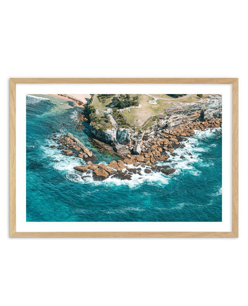 Coogee Ocean Pool | Giles Baths Art Print-PRINT-Olive et Oriel-Olive et Oriel-A5 | 5.8" x 8.3" | 14.8 x 21cm-Oak-With White Border-Buy-Australian-Art-Prints-Online-with-Olive-et-Oriel-Your-Artwork-Specialists-Austrailia-Decorate-With-Coastal-Photo-Wall-Art-Prints-From-Our-Beach-House-Artwork-Collection-Fine-Poster-and-Framed-Artwork