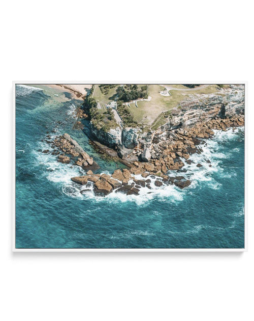 Coogee Ocean Pool | Giles Baths | Framed Canvas-CANVAS-You can shop wall art online with Olive et Oriel for everything from abstract art to fun kids wall art. Our beautiful modern art prints and canvas art are available from large canvas prints to wall art paintings and our proudly Australian artwork collection offers only the highest quality framed large wall art and canvas art Australia - You can buy fashion photography prints or Hampton print posters and paintings on canvas from Olive et Orie