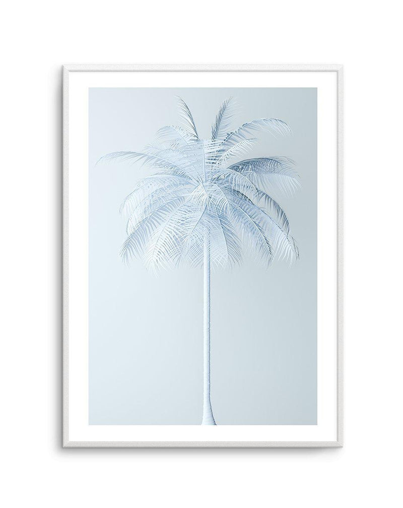 Cool In Blue Palm Art Print-PRINT-Olive et Oriel-Olive et Oriel-A5 | 5.8" x 8.3" | 14.8 x 21cm-Unframed Art Print-With White Border-Buy-Australian-Art-Prints-Online-with-Olive-et-Oriel-Your-Artwork-Specialists-Austrailia-Decorate-With-Coastal-Photo-Wall-Art-Prints-From-Our-Beach-House-Artwork-Collection-Fine-Poster-and-Framed-Artwork