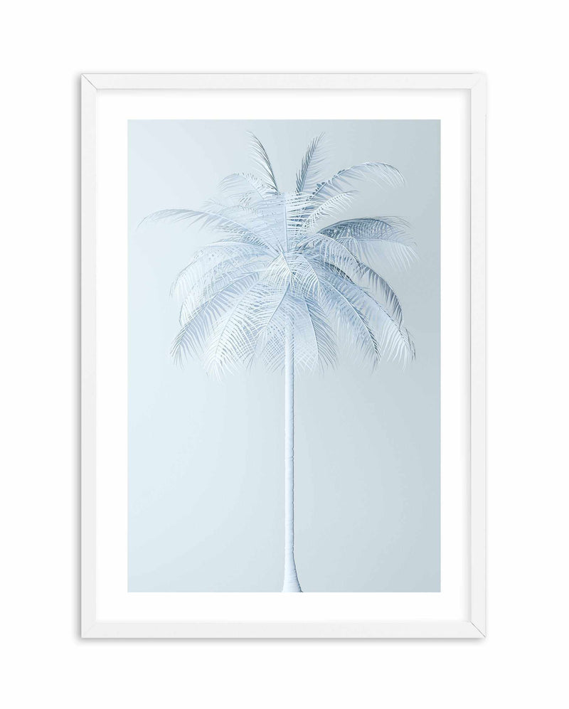Cool In Blue Palm Art Print-PRINT-Olive et Oriel-Olive et Oriel-A5 | 5.8" x 8.3" | 14.8 x 21cm-White-With White Border-Buy-Australian-Art-Prints-Online-with-Olive-et-Oriel-Your-Artwork-Specialists-Austrailia-Decorate-With-Coastal-Photo-Wall-Art-Prints-From-Our-Beach-House-Artwork-Collection-Fine-Poster-and-Framed-Artwork