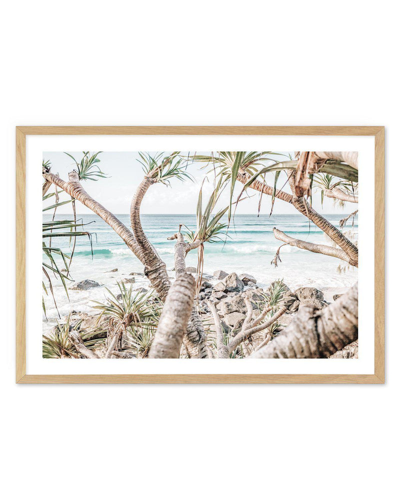 Coolangatta Coast View I, QLD Art Print-PRINT-Olive et Oriel-Olive et Oriel-A5 | 5.8" x 8.3" | 14.8 x 21cm-Oak-With White Border-Buy-Australian-Art-Prints-Online-with-Olive-et-Oriel-Your-Artwork-Specialists-Austrailia-Decorate-With-Coastal-Photo-Wall-Art-Prints-From-Our-Beach-House-Artwork-Collection-Fine-Poster-and-Framed-Artwork