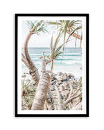 Coolangatta Coast View I, QLD Art Print | PT-PRINT-Olive et Oriel-Olive et Oriel-A5 | 5.8" x 8.3" | 14.8 x 21cm-Black-With White Border-Buy-Australian-Art-Prints-Online-with-Olive-et-Oriel-Your-Artwork-Specialists-Austrailia-Decorate-With-Coastal-Photo-Wall-Art-Prints-From-Our-Beach-House-Artwork-Collection-Fine-Poster-and-Framed-Artwork