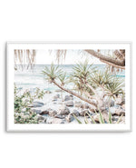 Coolangatta Coast View II, QLD Art Print-PRINT-Olive et Oriel-Olive et Oriel-A5 | 5.8" x 8.3" | 14.8 x 21cm-Unframed Art Print-With White Border-Buy-Australian-Art-Prints-Online-with-Olive-et-Oriel-Your-Artwork-Specialists-Austrailia-Decorate-With-Coastal-Photo-Wall-Art-Prints-From-Our-Beach-House-Artwork-Collection-Fine-Poster-and-Framed-Artwork
