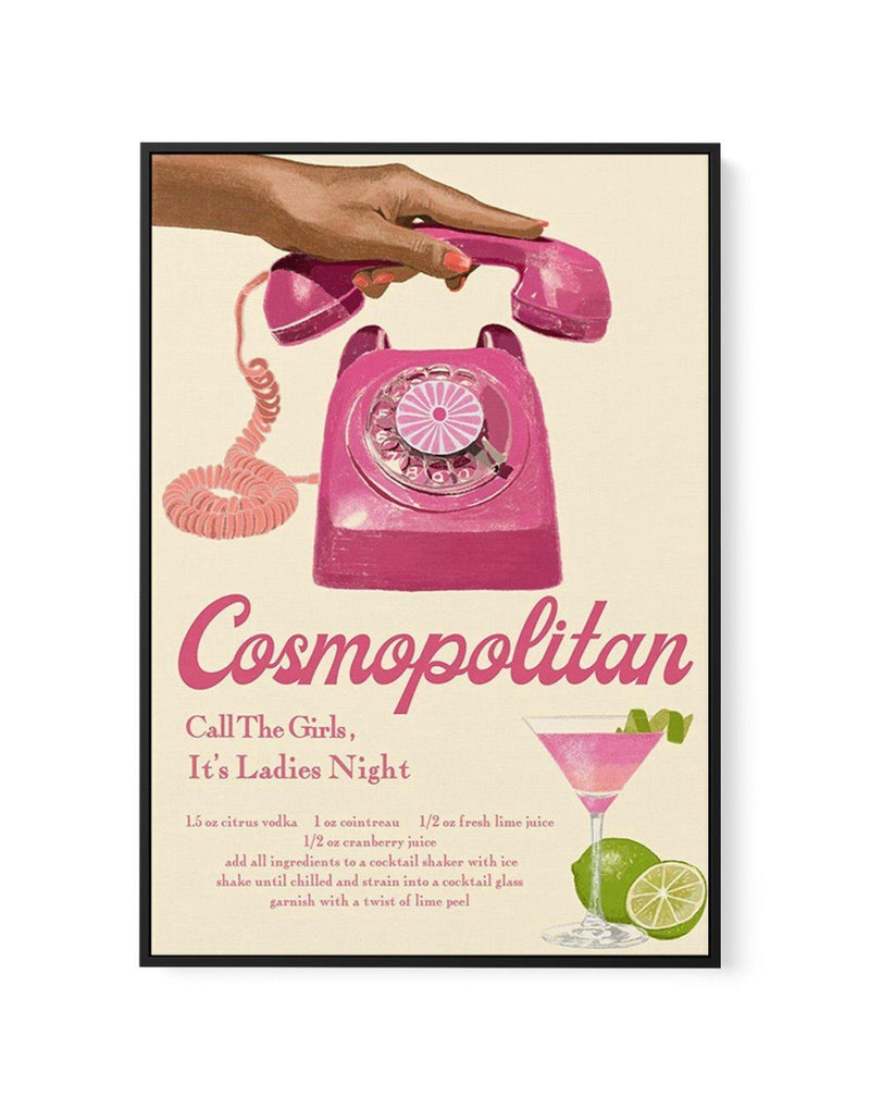 Cosmopolitan By Jenny Liz Rome | Framed Canvas-CANVAS-You can shop wall art online with Olive et Oriel for everything from abstract art to fun kids wall art. Our beautiful modern art prints and canvas art are available from large canvas prints to wall art paintings and our proudly Australian artwork collection offers only the highest quality framed large wall art and canvas art Australia - You can buy fashion photography prints or Hampton print posters and paintings on canvas from Olive et Oriel