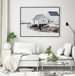 Cottages By The Sea Art Print-PRINT-Olive et Oriel-Olive et Oriel-Buy-Australian-Art-Prints-Online-with-Olive-et-Oriel-Your-Artwork-Specialists-Austrailia-Decorate-With-Coastal-Photo-Wall-Art-Prints-From-Our-Beach-House-Artwork-Collection-Fine-Poster-and-Framed-Artwork