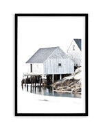 Cottages by the Sea Art Print | PT-PRINT-Olive et Oriel-Olive et Oriel-A5 | 5.8" x 8.3" | 14.8 x 21cm-Black-With White Border-Buy-Australian-Art-Prints-Online-with-Olive-et-Oriel-Your-Artwork-Specialists-Austrailia-Decorate-With-Coastal-Photo-Wall-Art-Prints-From-Our-Beach-House-Artwork-Collection-Fine-Poster-and-Framed-Artwork
