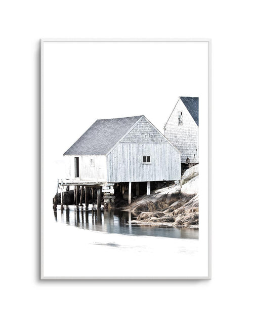 Cottages by the Sea Art Print | PT-PRINT-Olive et Oriel-Olive et Oriel-A5 | 5.8" x 8.3" | 14.8 x 21cm-Unframed Art Print-With White Border-Buy-Australian-Art-Prints-Online-with-Olive-et-Oriel-Your-Artwork-Specialists-Austrailia-Decorate-With-Coastal-Photo-Wall-Art-Prints-From-Our-Beach-House-Artwork-Collection-Fine-Poster-and-Framed-Artwork
