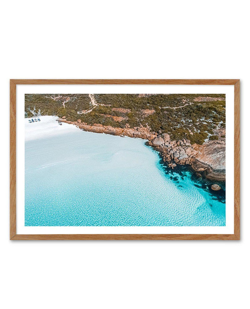 Crystal Waters | Wharton Beach Art Print-PRINT-Olive et Oriel-Olive et Oriel-50x70 cm | 19.6" x 27.5"-Walnut-With White Border-Buy-Australian-Art-Prints-Online-with-Olive-et-Oriel-Your-Artwork-Specialists-Austrailia-Decorate-With-Coastal-Photo-Wall-Art-Prints-From-Our-Beach-House-Artwork-Collection-Fine-Poster-and-Framed-Artwork