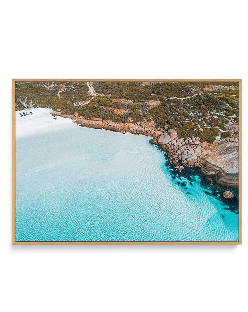 Crystal Waters | Wharton Beach | Framed Canvas-CANVAS-You can shop wall art online with Olive et Oriel for everything from abstract art to fun kids wall art. Our beautiful modern art prints and canvas art are available from large canvas prints to wall art paintings and our proudly Australian artwork collection offers only the highest quality framed large wall art and canvas art Australia - You can buy fashion photography prints or Hampton print posters and paintings on canvas from Olive et Oriel