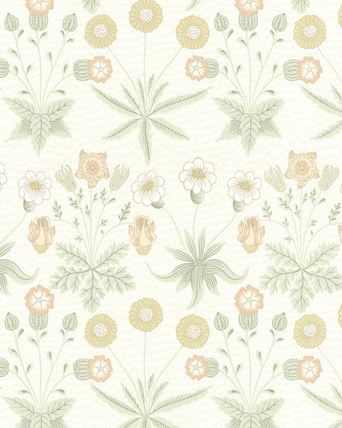 Daisy in Soft Sage by William Morris Wallpaper