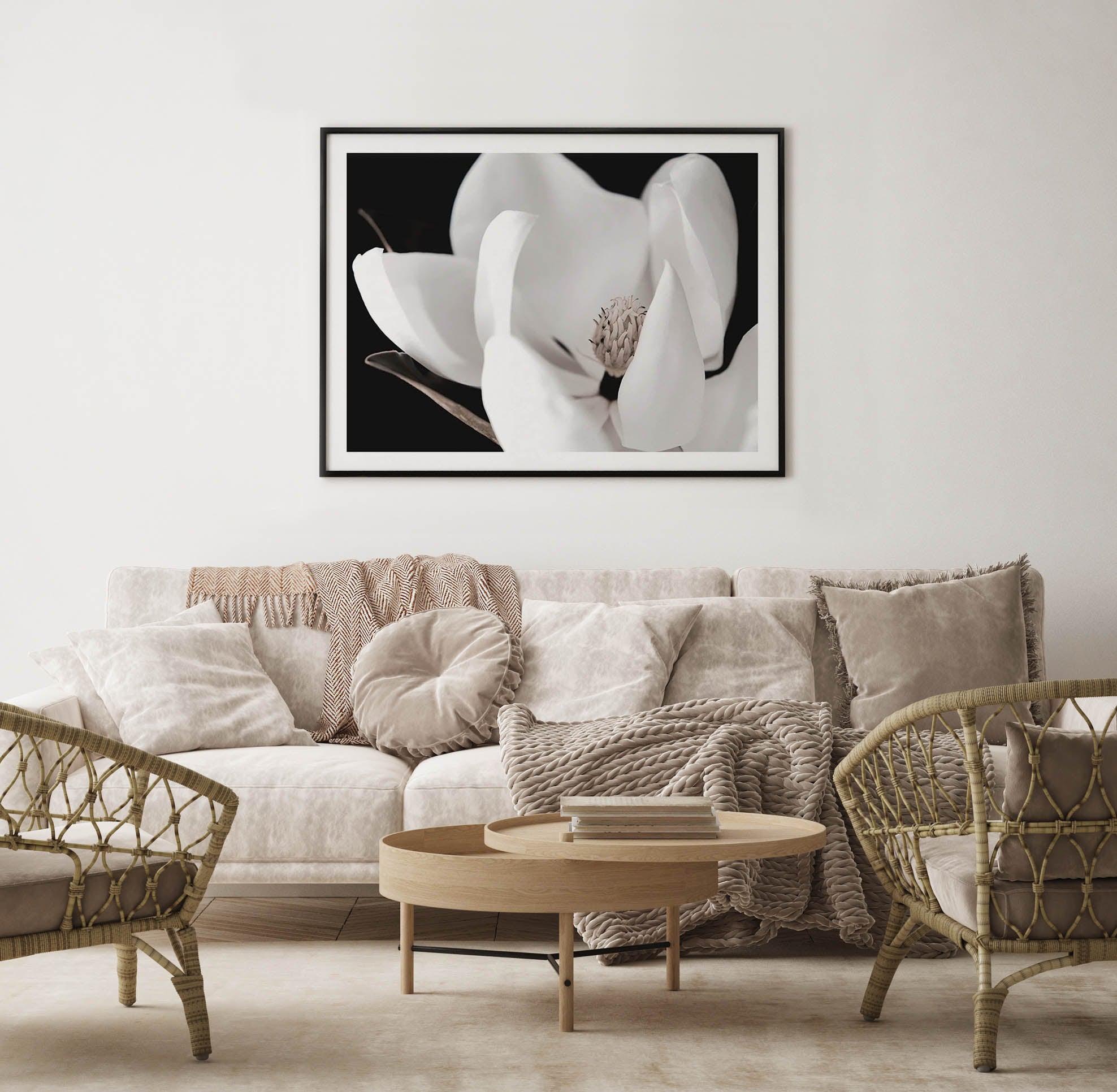 Dark Magnolia I | LS Art Print-PRINT-Olive et Oriel-Olive et Oriel-Buy-Australian-Art-Prints-Online-with-Olive-et-Oriel-Your-Artwork-Specialists-Austrailia-Decorate-With-Coastal-Photo-Wall-Art-Prints-From-Our-Beach-House-Artwork-Collection-Fine-Poster-and-Framed-Artwork