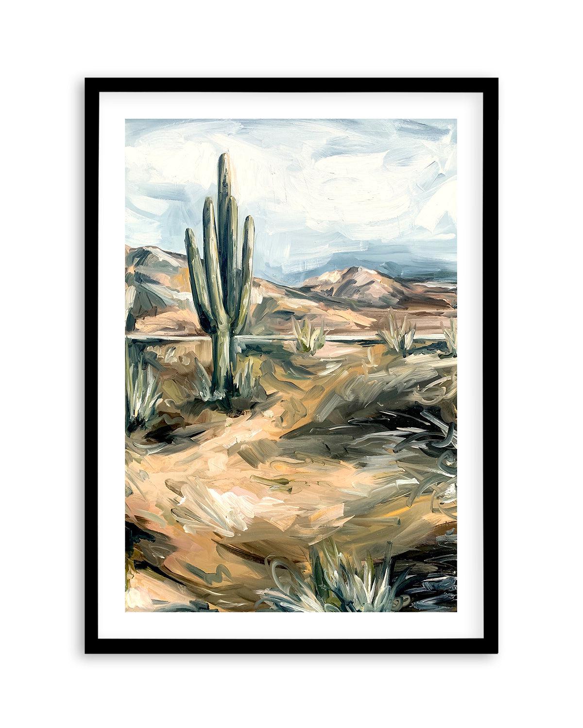 Desert Cactus by Meredith O'Neal Art Print