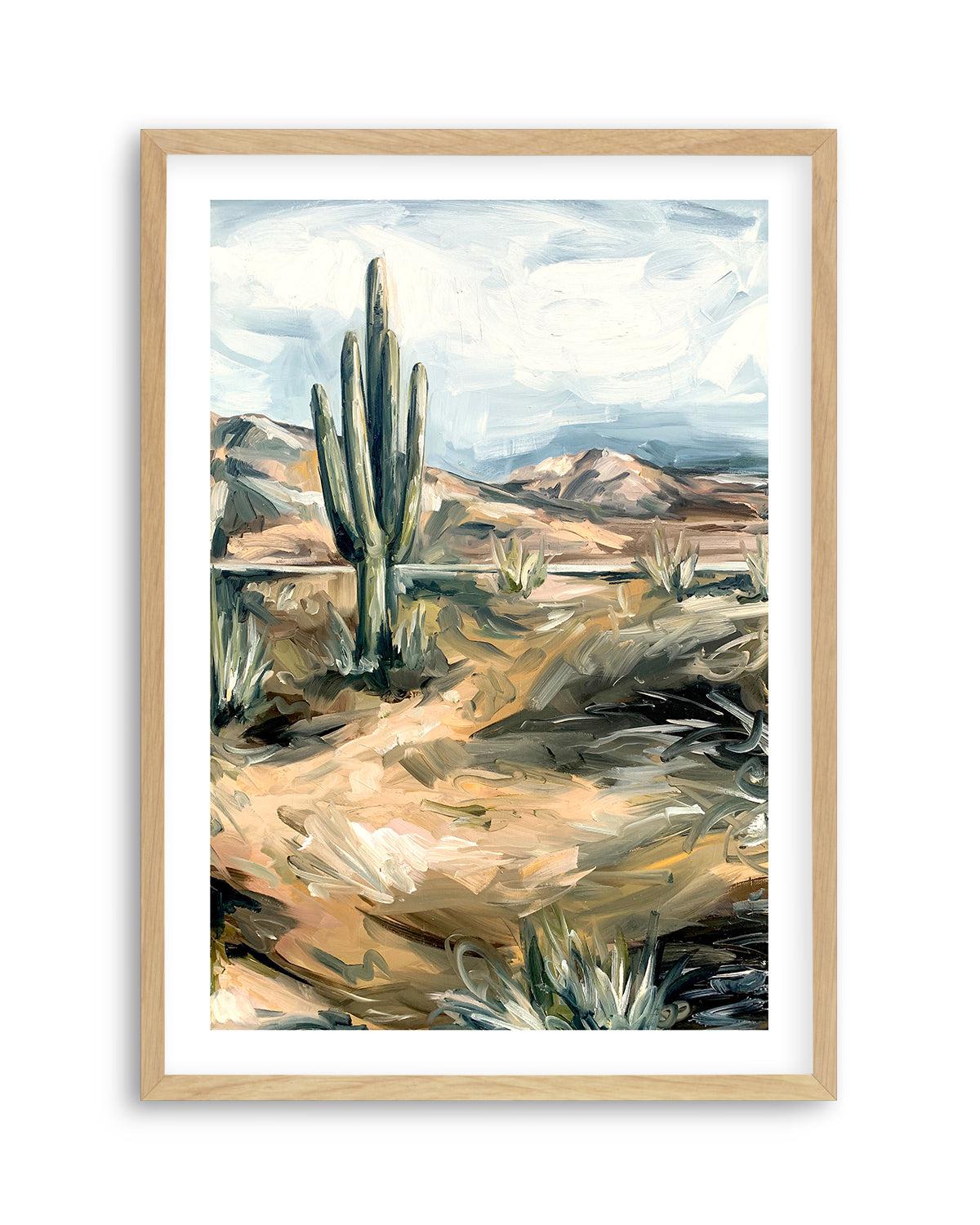 Desert Cactus by Meredith O'Neal Art Print