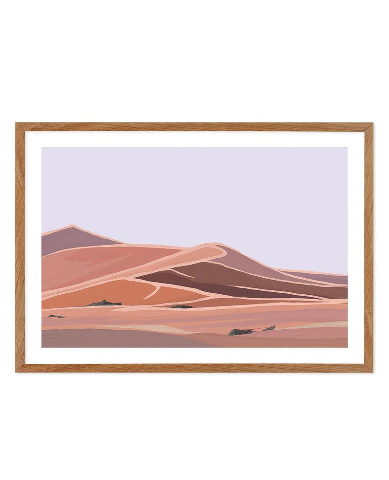 Desert Dunes I Art Print-PRINT-Olive et Oriel-Olive et Oriel-50x70 cm | 19.6" x 27.5"-Walnut-With White Border-Buy-Australian-Art-Prints-Online-with-Olive-et-Oriel-Your-Artwork-Specialists-Austrailia-Decorate-With-Coastal-Photo-Wall-Art-Prints-From-Our-Beach-House-Artwork-Collection-Fine-Poster-and-Framed-Artwork