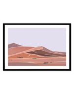 Desert Dunes I Art Print-PRINT-Olive et Oriel-Olive et Oriel-A5 | 5.8" x 8.3" | 14.8 x 21cm-Black-With White Border-Buy-Australian-Art-Prints-Online-with-Olive-et-Oriel-Your-Artwork-Specialists-Austrailia-Decorate-With-Coastal-Photo-Wall-Art-Prints-From-Our-Beach-House-Artwork-Collection-Fine-Poster-and-Framed-Artwork