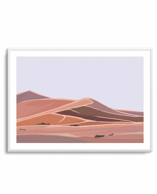 Desert Dunes I Art Print-PRINT-Olive et Oriel-Olive et Oriel-A5 | 5.8" x 8.3" | 14.8 x 21cm-Unframed Art Print-With White Border-Buy-Australian-Art-Prints-Online-with-Olive-et-Oriel-Your-Artwork-Specialists-Austrailia-Decorate-With-Coastal-Photo-Wall-Art-Prints-From-Our-Beach-House-Artwork-Collection-Fine-Poster-and-Framed-Artwork