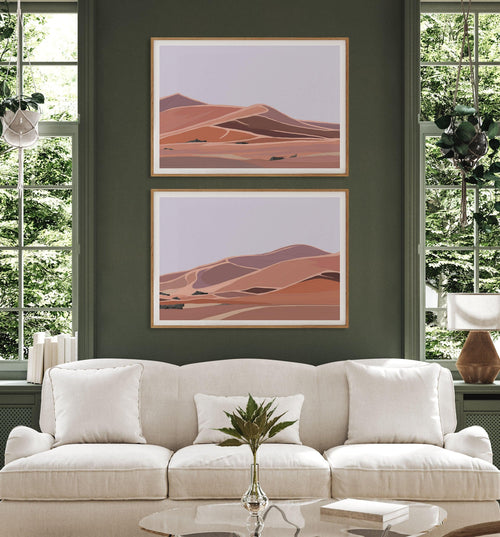 Desert Dunes I Art Print-PRINT-Olive et Oriel-Olive et Oriel-Buy-Australian-Art-Prints-Online-with-Olive-et-Oriel-Your-Artwork-Specialists-Austrailia-Decorate-With-Coastal-Photo-Wall-Art-Prints-From-Our-Beach-House-Artwork-Collection-Fine-Poster-and-Framed-Artwork