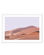 Desert Dunes II Art Print-PRINT-Olive et Oriel-Olive et Oriel-A5 | 5.8" x 8.3" | 14.8 x 21cm-Oak-With White Border-Buy-Australian-Art-Prints-Online-with-Olive-et-Oriel-Your-Artwork-Specialists-Austrailia-Decorate-With-Coastal-Photo-Wall-Art-Prints-From-Our-Beach-House-Artwork-Collection-Fine-Poster-and-Framed-Artwork