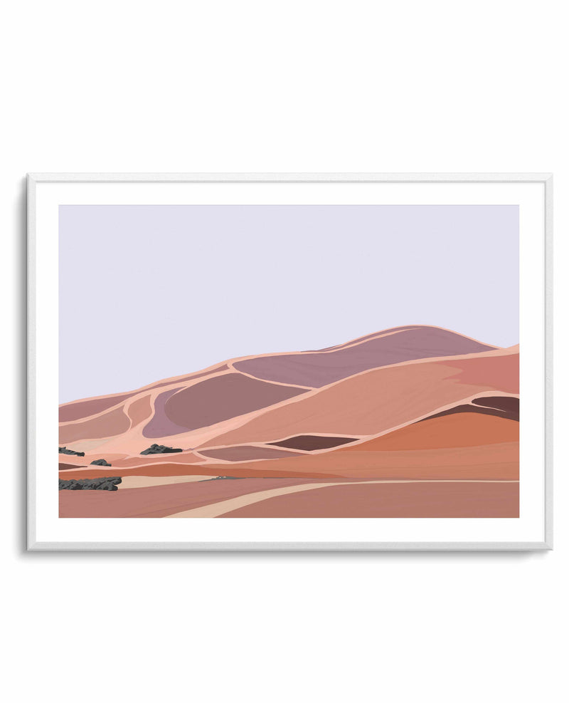 Desert Dunes II Art Print-PRINT-Olive et Oriel-Olive et Oriel-A5 | 5.8" x 8.3" | 14.8 x 21cm-Unframed Art Print-With White Border-Buy-Australian-Art-Prints-Online-with-Olive-et-Oriel-Your-Artwork-Specialists-Austrailia-Decorate-With-Coastal-Photo-Wall-Art-Prints-From-Our-Beach-House-Artwork-Collection-Fine-Poster-and-Framed-Artwork