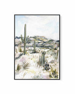Desert Mornings by Meredith O'Neal | Framed Canvas Art Print