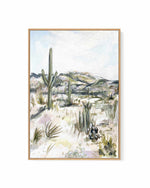 Desert Mornings by Meredith O'Neal | Framed Canvas Art Print