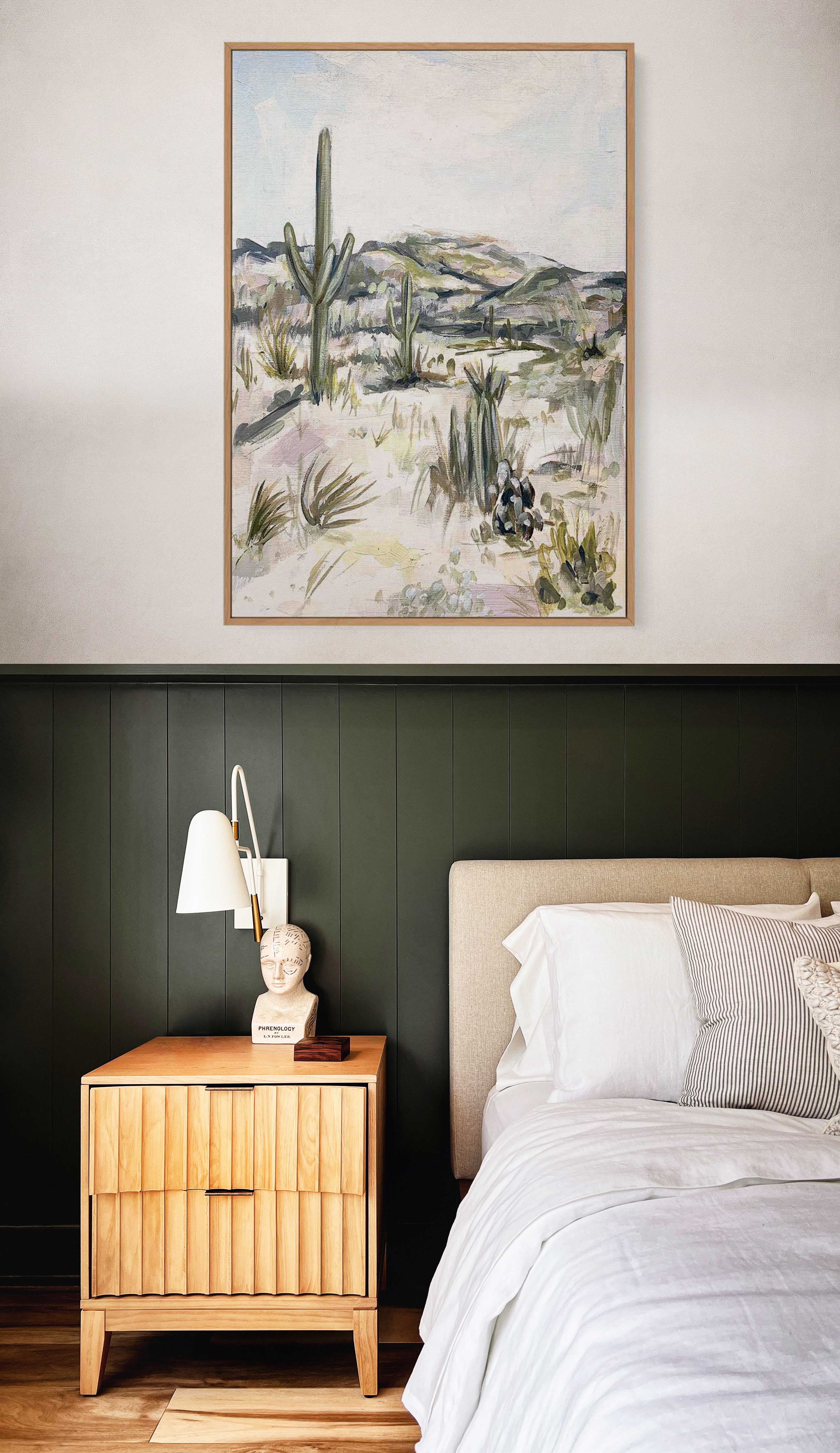 Desert Mornings by Meredith O'Neal | Framed Canvas Art Print