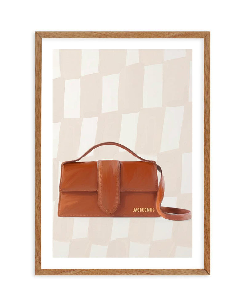 Designer Bag I Art Print-PRINT-Olive et Oriel-Olive et Oriel-50x70 cm | 19.6" x 27.5"-Walnut-With White Border-Buy-Australian-Art-Prints-Online-with-Olive-et-Oriel-Your-Artwork-Specialists-Austrailia-Decorate-With-Coastal-Photo-Wall-Art-Prints-From-Our-Beach-House-Artwork-Collection-Fine-Poster-and-Framed-Artwork