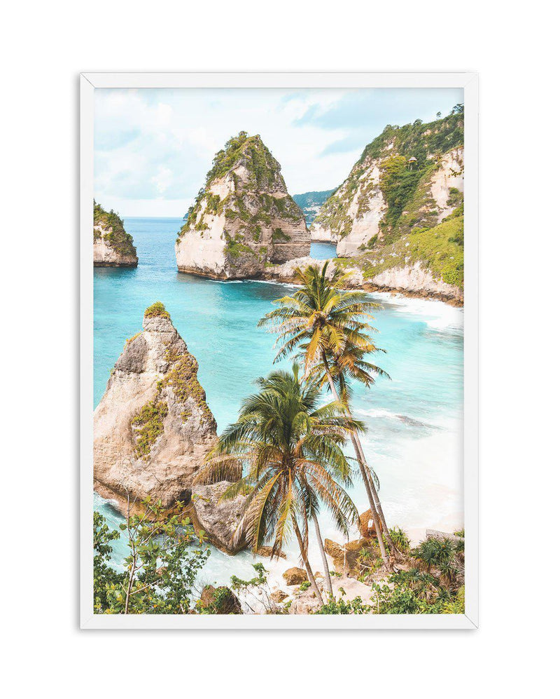 Diamond Beach | Nusa Penida Art Print-PRINT-Olive et Oriel-Olive et Oriel-A5 | 5.8" x 8.3" | 14.8 x 21cm-White-With White Border-Buy-Australian-Art-Prints-Online-with-Olive-et-Oriel-Your-Artwork-Specialists-Austrailia-Decorate-With-Coastal-Photo-Wall-Art-Prints-From-Our-Beach-House-Artwork-Collection-Fine-Poster-and-Framed-Artwork